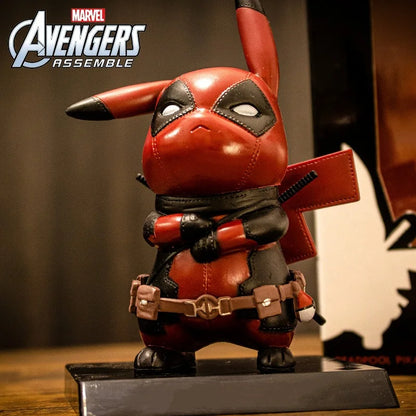 Pokemon Pikachu como X-men Deadpool