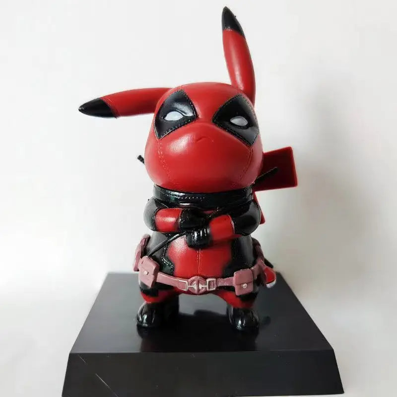 Pokemon Pikachu como X-men Deadpool